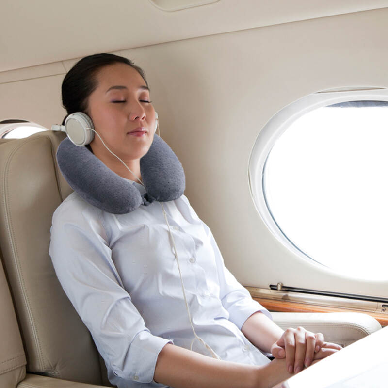 Gối K&ecirc; Cổ Locknlock Velvet, 280X280Mm - 2 M&agrave;u (N&acirc;u, X&aacute;m)- LTZ852 image number null